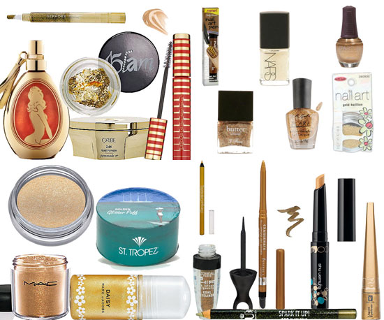 Gold Holiday Makeup Palettes