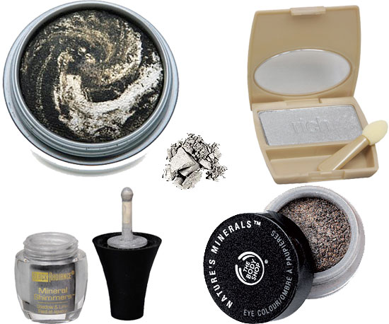 Silver Eye Shadows Silver Eye Shadows