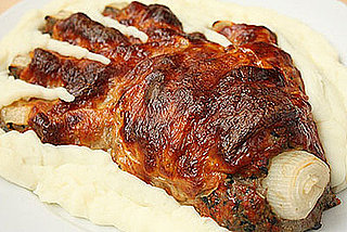 Not Martha's Hand-Shaped Meatloaf for Halloween