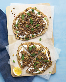 Fast and Easy Recipe For  Whole-Wheat Flatbreads With Lamb and Yogurt