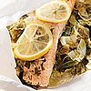 Easy Parchment Paper Baked Salmon and Greens Recipe