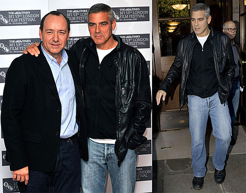 Photos of George Clooney and Kevin Spacey at the BFI London Film Festival