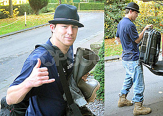 Photos of Channing Tatum Filming Eagle of the Ninth
