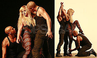 Photos of Britney Spears Filming a Video For Her Single "3"