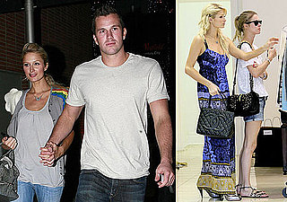 Photos of Paris Hilton Shopping With Nicky Hilton in LA; Eating With Doug Reinhardt