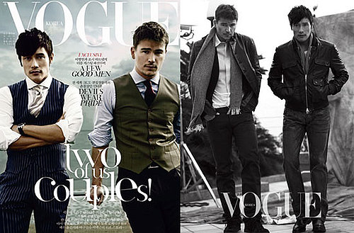 Photos of Josh Hartnett and Lee Byung-hun on the Cover of Korean Vogue 2009-10-21 04:00:00