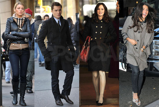 Photos from the set of Gossip Girl Photos from the set of Gossip Girl