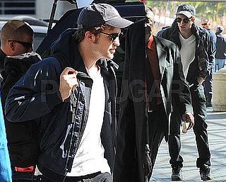 Photos of Robert Pattinson Leaving LAX and Arriving in Japan