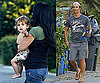 Photos of Matthew McConaughey and Levi Doing Yardwork 2009-10-27 09:19:02