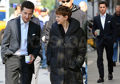 Photos of Shia LaBeouf and Carrie Mulligan on the Set of Money Never Sleeps Wall Street 2