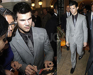 Photos of Taylor Lautner Promoting New Moon in Mexico