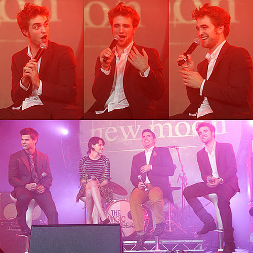 Photos of Robert Pattinson, Kristen Stewart, Taylor Lautner And Chris Weitz Promoting New Moon in London