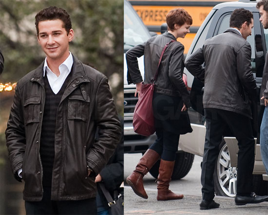 Photos of Shia LaBeouf, Michael Douglas, and Carey Mulligan on the Set of Wall Street 2 2009-11-11 08:47:12 Photos of Shia LaBeouf, Michael Douglas, and Carey Mulligan on the Set of Wall Street 2 2009-11-11 08:47:12