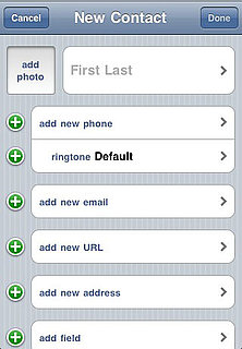 Adding Contacts in Your Phone's Address Book