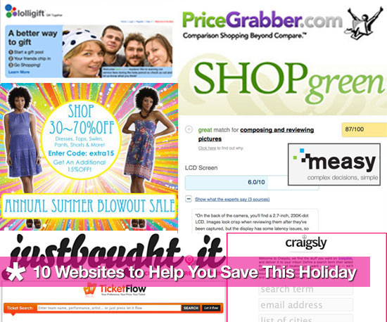 10 Websites to Help You Save Money This Holiday Shopping Season 10 Websites to Help You Save Money This Holiday Shopping Season
