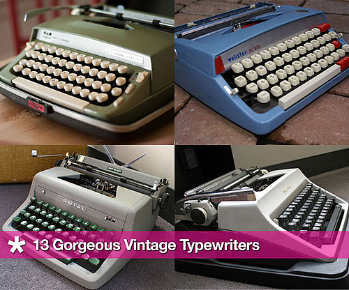 Beautiful Vintage Typewriter Photos
