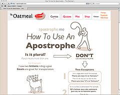 Website of the Day: Apostrophe Me