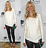 Amy Smart Attends the Fulfillment Fund's Annual STARS 2009 Benefit Gala Wearing Stella McCartney Leather Leggings