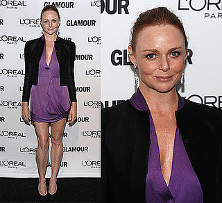 Stella McCartney Attends 2009 Women of the Year Awards in Purple Dress and Black Blazer 2009-11-10 11:00:22