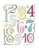 Number-Themed Wall Art