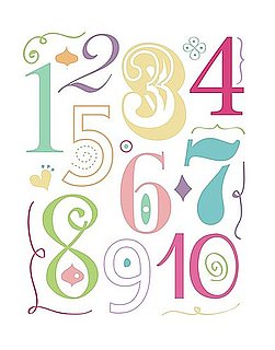 Number-Themed Wall Art