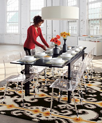 This CB2 Ikat Pile Rug ($349) is not for the faint of heart, but it can make a huge impact in a space. One new rug owner raves on the site, "This rug has the most unique pattern I have ever seen! There is nothing else out there like this one. The quality is wonderful and is not a 'flimsy little throw rug.' I recommend it highly." This CB2 Ikat Pile Rug ($349) is not for the faint of heart, but it can make a huge impact in a space. One new rug owner raves on the site, "This rug has the most unique pattern I have ever seen! There is nothing else out there like this one. The quality is wonderful and is not a 'flimsy little throw rug.' I recommend it highly."