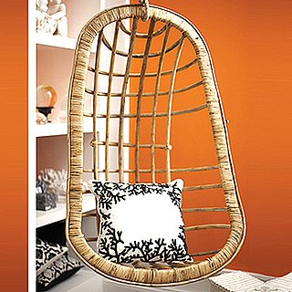 Would You Hang a Rattan Chair in Your Home?