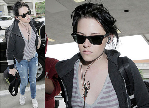 Gallery of Photos of Kristen Stewart at LAX, Twilight Star Kristen Stewart LAX Airport, Kristen Stewart Flies Back To Vancouver