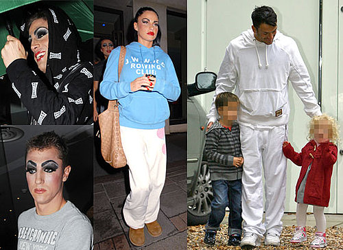 Photos of Jordan and Alex Reid in Drag Makeup Plus Peter Andre With Kids, Peter Andre is Suing Katie Price Affair With Manager