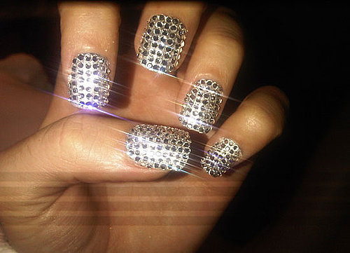 Guess the Celebrity, Rhinestone Nails, Glitter Nail Polish