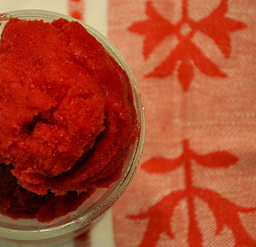 Simple Cranberry Sorbet
