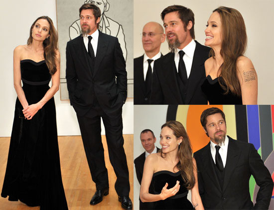 Photos of Angelina Jolie and Brad Pitt at MOCA Event