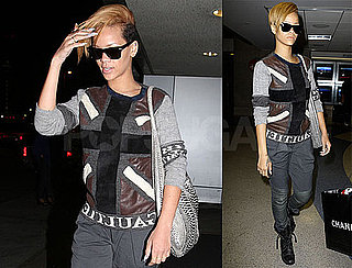Photos of Rihanna Arriving at LAX After Performing in Europe