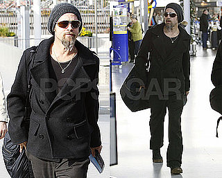 Photos of Brad Pitt Leaving LAX