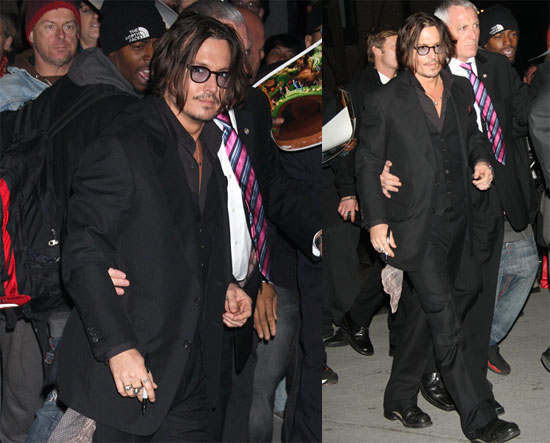 Photos of Johnny Depp Leaving the NYC MoMa