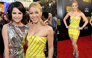 Shakira and Selena Kick Off the AMA Red Carpet Fun! 