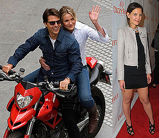 Photos of Katie Holmes at The Dizzy Feet Foundation's Ball; Tom Cruise And Cameron Diaz Filming Knight and Day in Spain