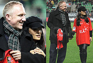 Photos of Salma Hayek, Francois-Henri Pinault, And Valentina Pinault Together at a Soccer Event