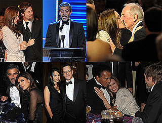 Photos of Matt Damon, George Clooney, Brad Pitt, and Angelina Jolie at a UNICEF Event 2009-12-11 06:38:11