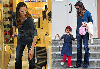 Photos of Jennifer Garner Shopping in LA Before Picking Up Violet Affleck From School