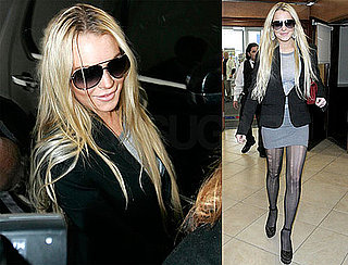 Photos of Lindsay Lohan Out in LA At 6126 Holiday Party
