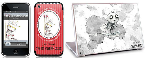 Get Tim Burton Inspired Skins for Your Laptop or iPod from Gelaskins