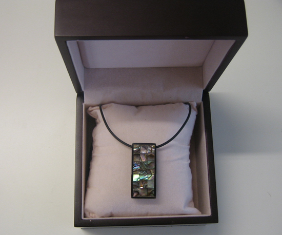 Abalone Rectangular Pendant