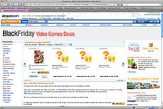 Black Friday Video Game Deals Pop Up on Amazon