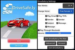 DriveSafely App Reads Your Blackberry Texts To You While You're Driving