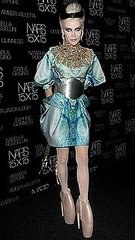 Photo of Daphne Guinness Wearing Alexander McQueen to Nars 15X15 Party in NYC
