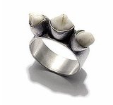Jewelry Made Out of Human Teeth and Hair
