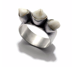 Jewelry Made Out of Human Teeth and Hair