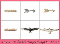Fab Find: Forever 21 Double Finger Rings 