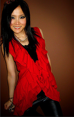 Ruffled Red